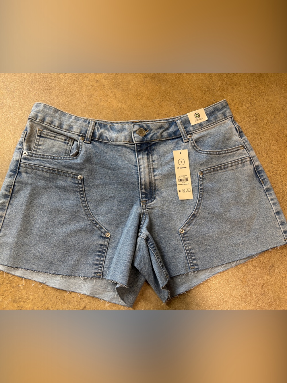 No Boundaries Light Blue Denim Jean Shorts